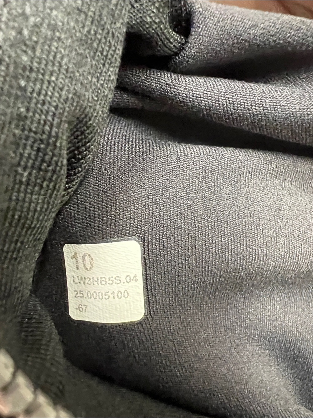Lululemon Nulu Cropped Define Jacket Black Mirror Silver Size 10 NWT - Picture 7 of 7